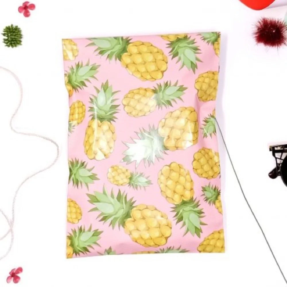 {14} NEW Super cute pineapple poly mailers 6x9”